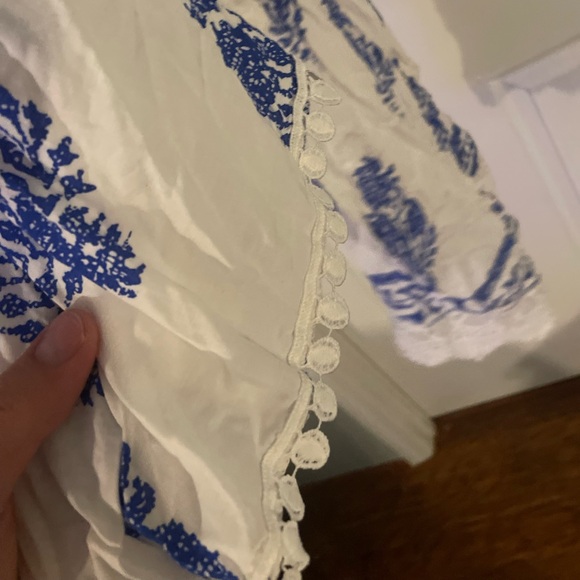 Spool No. 72 Blue White Romper - Picture 4 of 7